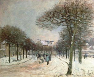 De weg naar Saint-Germain bij Marly, 1874-5
